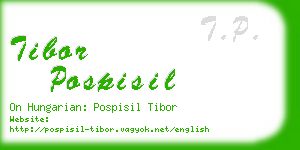 tibor pospisil business card